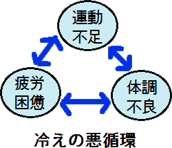 冷えの悪循環